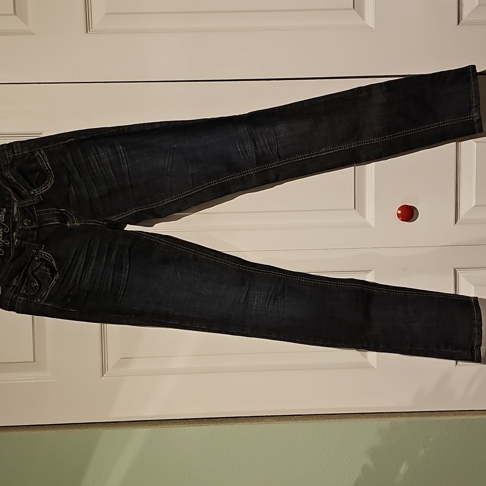 Request Jeans Women’s Dark Wash Skinny Denim – Size 5/27 - Picture 2 of 6